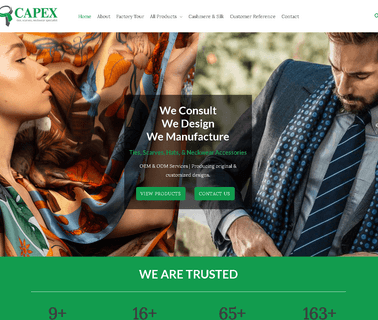Capex Industrial Asia Limited wholesale neckties