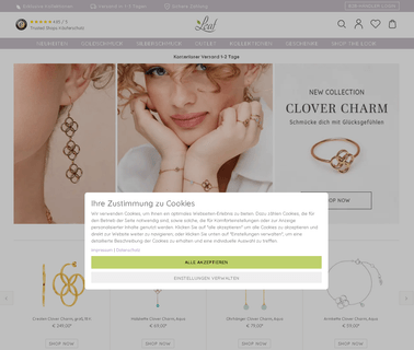 Leaf - Fine Silver Jewelry, Basera Elsner kabel stecker