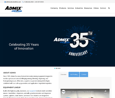 Admix clogged