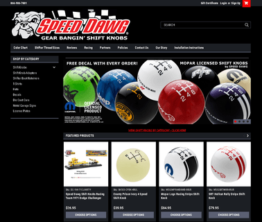Speed Dawg Shift Knobs made thread
