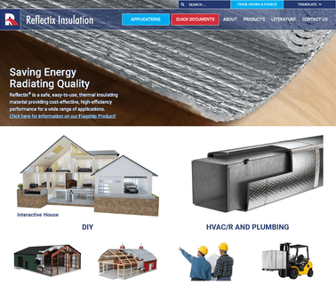 Reflectix radiant insulation
