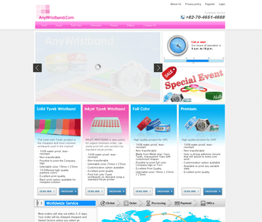 Handring Mall tyvek wristband