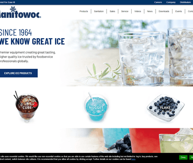 Manitowoc Ice food storage bins