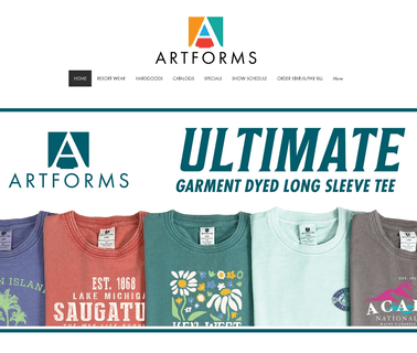 Artforms screen printed garments