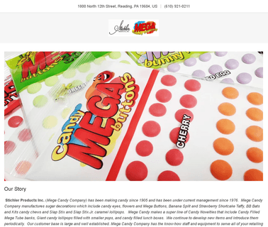Stichler Products kosher candies