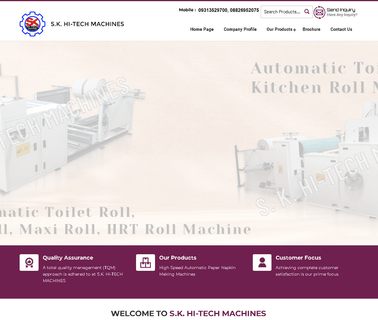 S. K. Hi-Tech Machines tissue saw