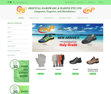 Oriental Hardware & Marine Pte safety steel toe