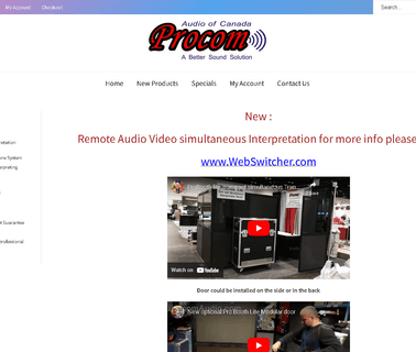 Procom Audio assistive listening systems