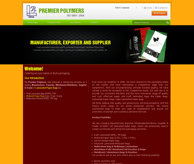 Premier Polymers multiwall bag