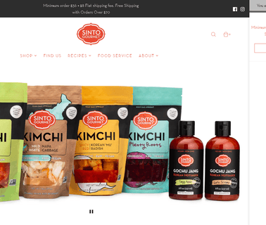 Sinto Gourmet korean traditional