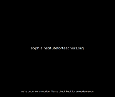 Sophia Institute for Teachers teachers