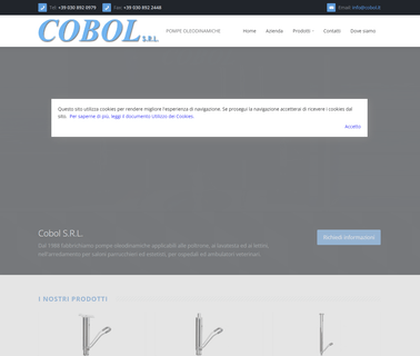 Cobol S.N.C. We Produce Oleodynamic Pumps tweezers hairdressing