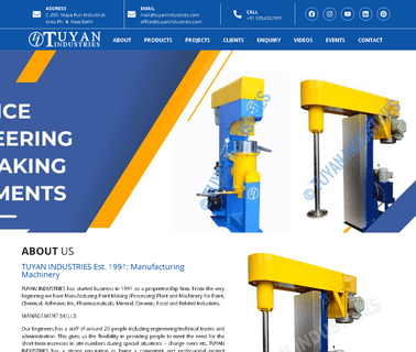 Tuyan Industries bead mixer