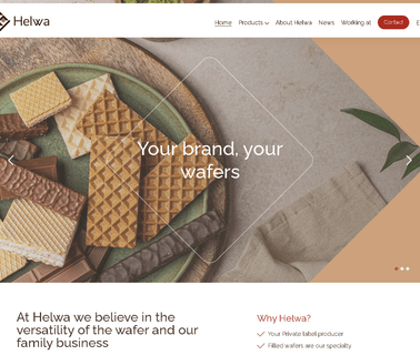 Helwa Wafelbakkerij Bv high protein nutrition bar