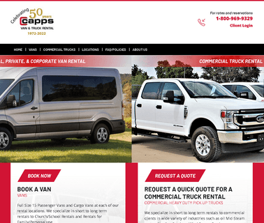 Capps Van & Truck Rental heavy duty towing