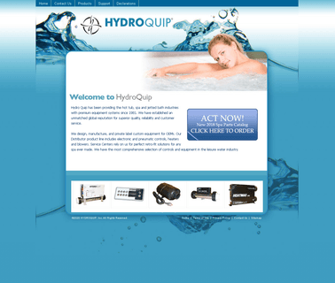 Hydro Quip bathroom whirlpools