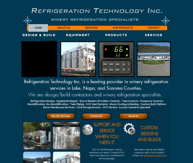 Refrigeration Technology Inc wine vin