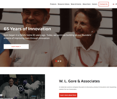 W.L. Gore & Associates materials satellite