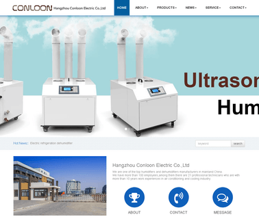 Hangzhou Conloon Electric duct humidity