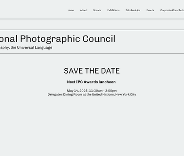 International Photographic Council registry