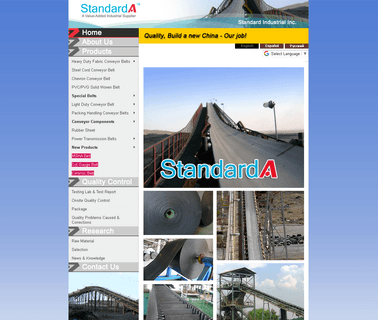 Standard Industrial Inc. standard conveyor belt