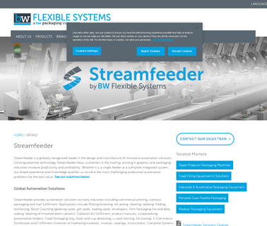 Streamfeeder & Sure-Feed, By Thiele Technologies rotary feeders