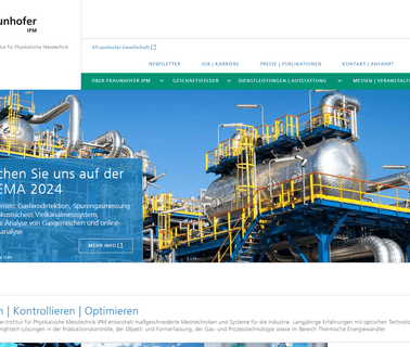 Fraunhofer Ipm Willkommen so2 gas