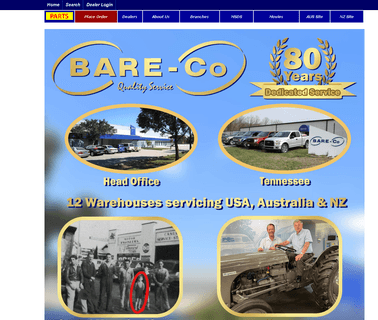 Bareco, Tractor Parts and Cata tractor pto