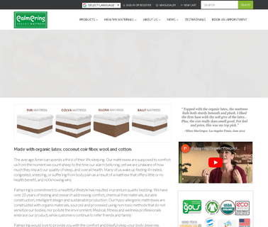 Home - Palmpring Usa 100 natural latex