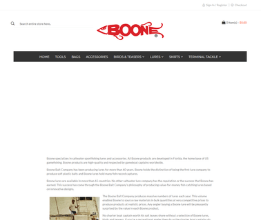 Boone Bait Company bait