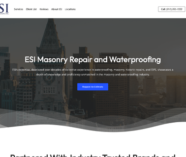 Masonry Contractors & Building Repair in Boston Ma Esi clear protective