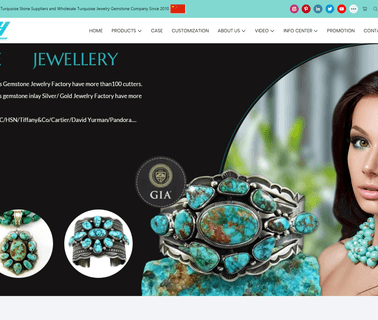 Shenzhen Hong Zheng Technology turquoise howlite