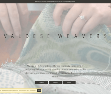 Valdese Weavers tapestries manufacturer