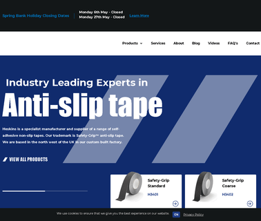 Heskins Limited anti slip safety tape