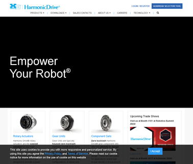 Harmonic Drive linear motion actuators