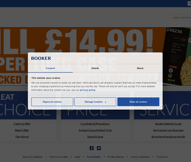 Booker Ltd chips nuts