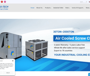 Shenzhen Hero-Tech Refrigeration Equipment air cooled glycol chiller