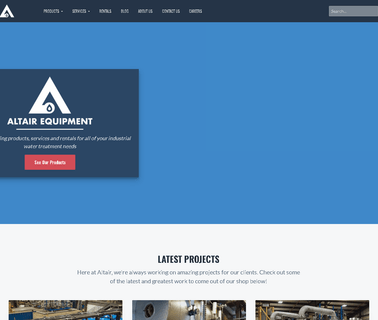 Altair Equipment Worldwide Specialists in Industrial Water water filters and softeners