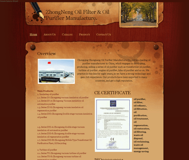 Calors D Oil Purifier Industry waste filtering
