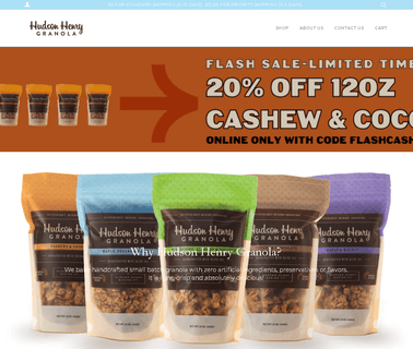 Hudson Henry Baking Co. granola baking