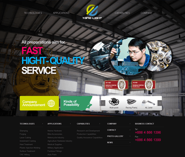 Yang Light Engineering fittings cnc
