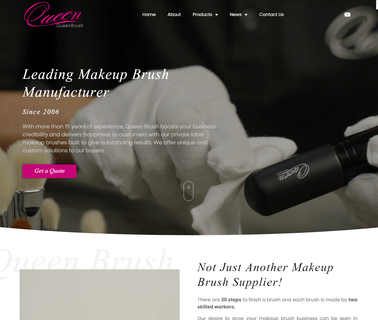Queen Cosmetic blush brushes