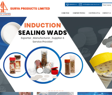 Surya Products Ltd. bottle and cork