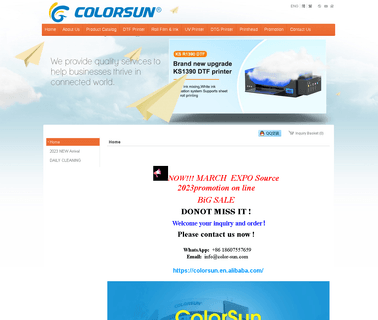 Shenzhen Colorsun Digital Technology flatbed printing equipment