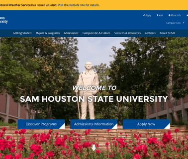 Sam Houston State University college accredited