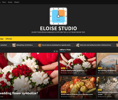 Eloise Studio Custom Tiles Cerami clay floor