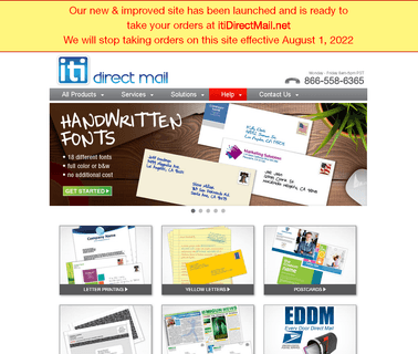 Direct Mail Services Custom Letter Printing - Iti Direct Mail snap set