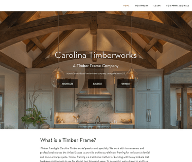 Timber Frame and Post and Beam Homes Carolina Timberworks work crafts
