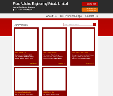 Fidus Achates Engg. ladle tundish