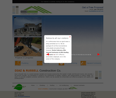 Welcome to Diaz & Russell Construction Diazrussell.com russell stover